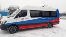 Брендирование качественной плёнкой мерседес спринтер в цвет флага Автобусы большой страны 02.2018