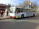 Размещение рекламы Доктор Му на автобусах в городе Тюмени.